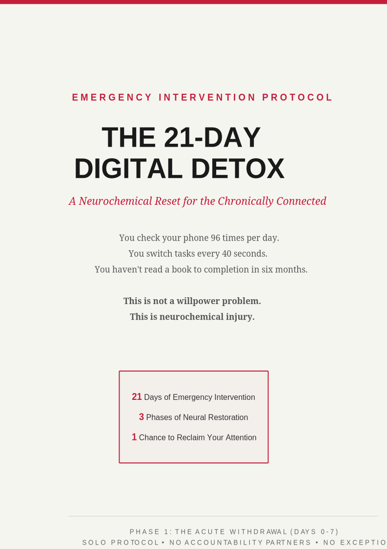 Digital Detox Protocol - Cover Image